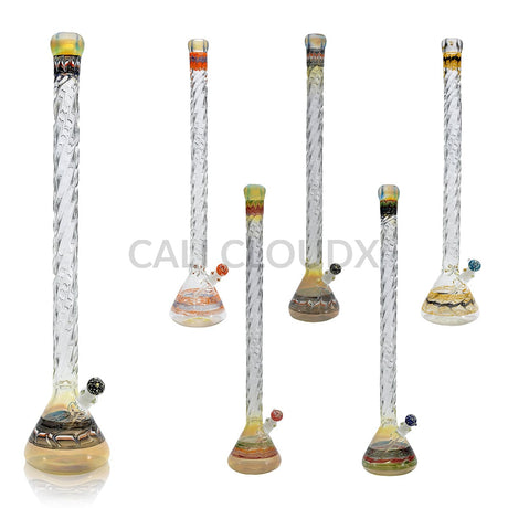 34 Inch Tall Body Beaker Glass Water Pipe Waterpipe