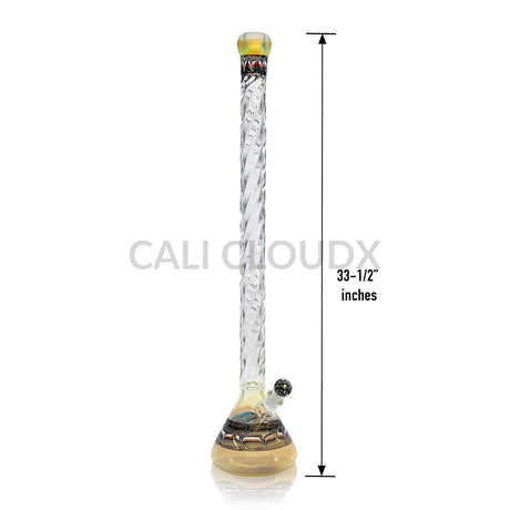 34 Inch Tall Body Beaker Glass Water Pipe Waterpipe