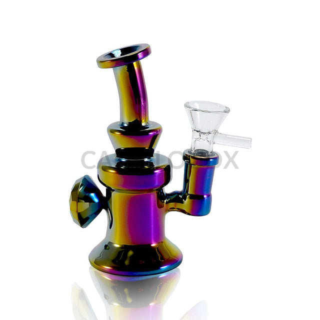 5’ Electro Plated Mini Water Pipe | Rig