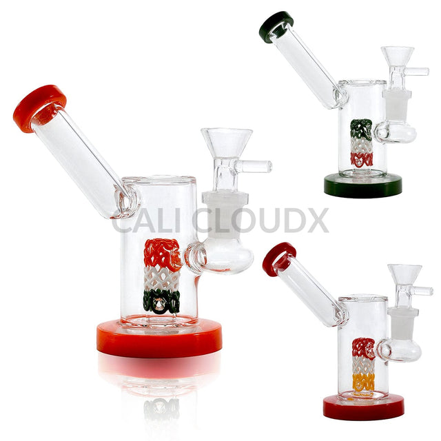 5’ Patterned Cone Design Sidecar Water Pipe Assorted Colors