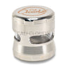 Cali Cloudx Small Grinder With Glass Window (2 Sizes) Silver / 50Mm