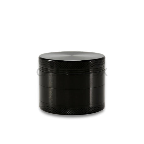 60Mm Round Aluminum Grinder Black