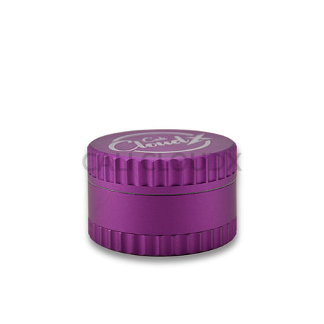 65Mm Fancy Round Cali Cloudx Chrome Grinder Purple