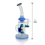 Turtle Design Bended Glass Water Pipes