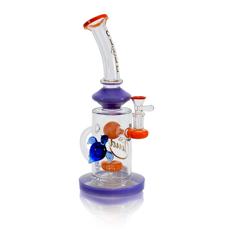 Turtle Design Bended Glass Water Pipes